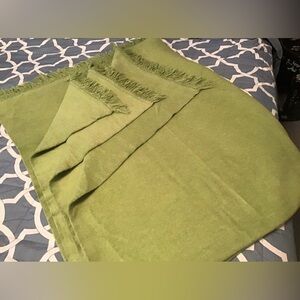 Warm Blanket in Pea Green